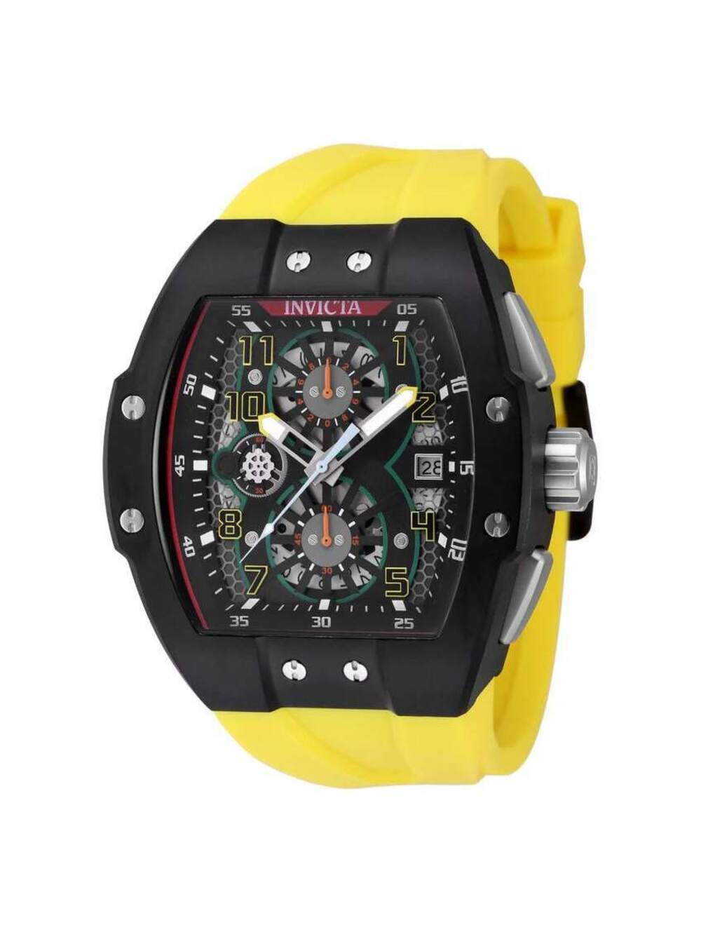 Invicta Racing Gridlock Men's Watch - 47mm. Yellow (48337)